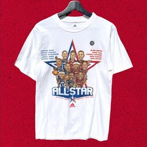 2011 Adidas NBA All-Star caricature tee